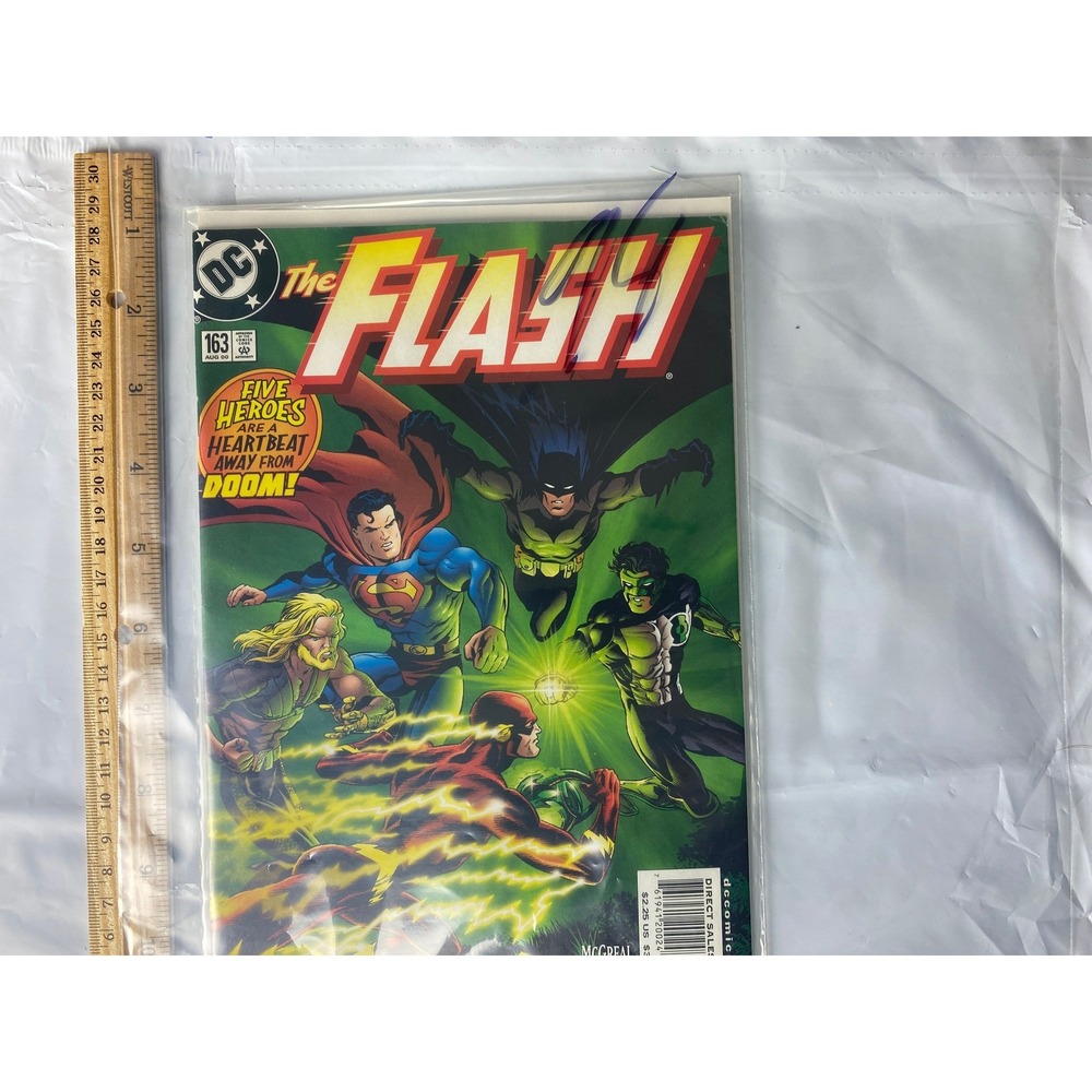 The Flash Comic Book 163 DC Comics Justice League‎ Superman Bat